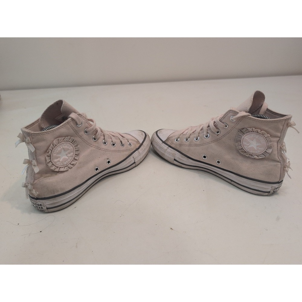 Converse Chuck Taylor All Star Ruffles And Bows Sneakers Girls 5 Blush Pink